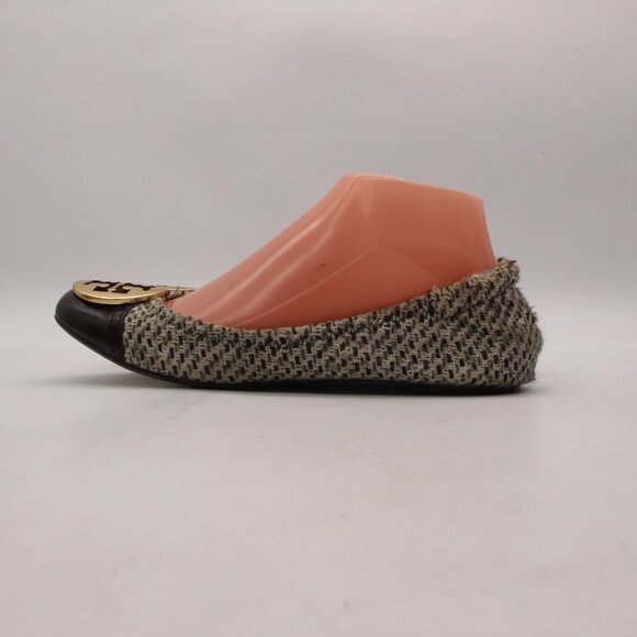Tory Burch Serena Women's Size US 7 M Tweed Slip On Flat Ballet Shoes - Picture 4 of 11